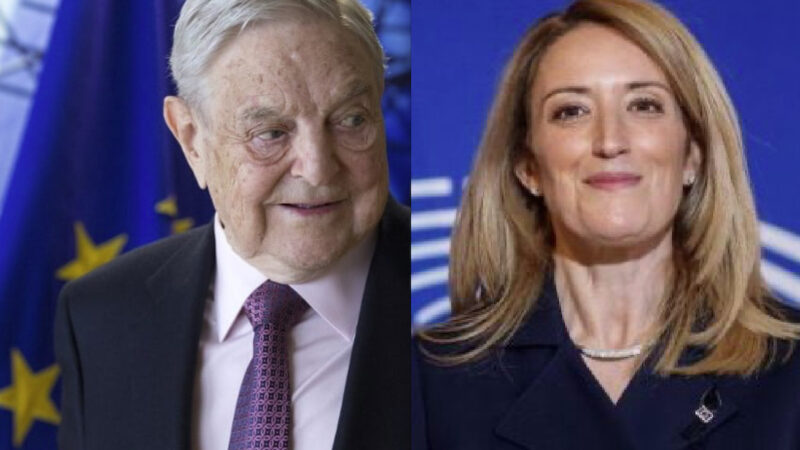 PRESIDENTE PARLAMENTO UE “ALLEATA DI SOROS” PRO LGBT. Schedata da Open Society: ma per Lega e Vescovi è Conservatrice