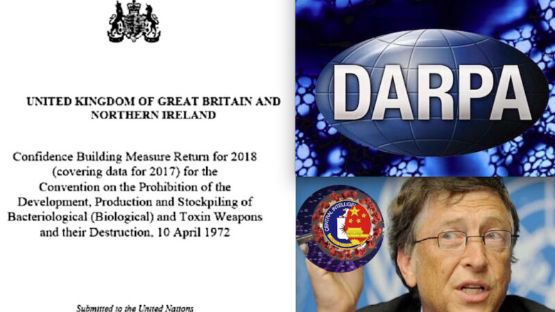 WUHAN-GATES – 47. SARS-2 DA LABORATORIO: ENIGMA REGNO UNITO. DARPA bocciò Pericolose Ricerche USA ma le Finanziò in UK con Gates