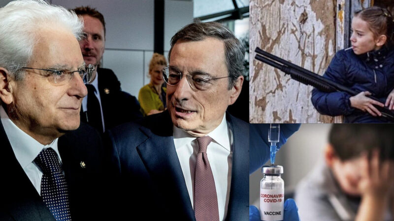 SE NON AVRETE PANE… FARETE I VACCINI! Draghi: “Prepararsi a Economia di Guerra”. Allude già a “Razionamento” dopo Preavvisi di Mattarella