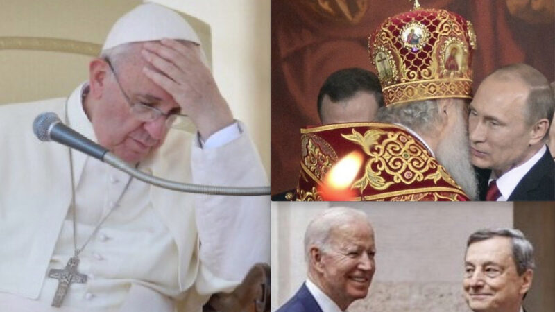 LA CONSACRAZIONE ALLA MADONNA NON E’ UN BOOSTER. “Doppia Dose” di Papa Francesco per la Russia. Niente per i Massoni di Washington e Roma