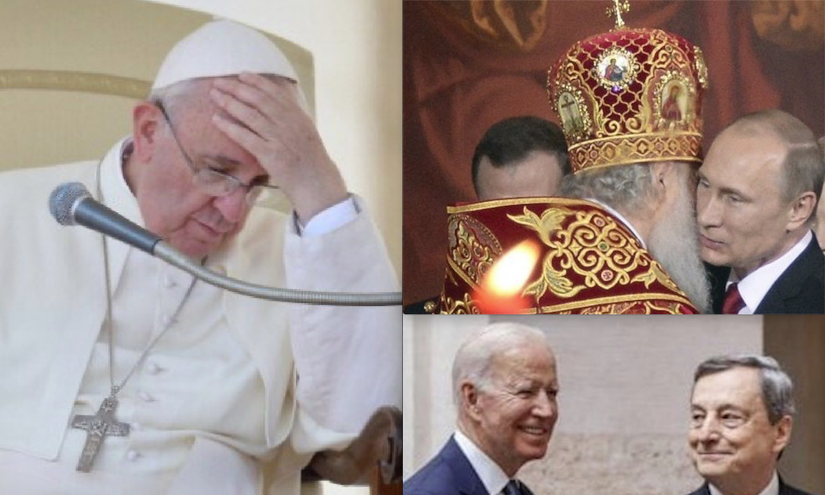 LA CONSACRAZIONE ALLA MADONNA NON E’ UN BOOSTER. “Doppia Dose” di Papa Francesco per la Russia. Niente per i Massoni di Washington e Roma