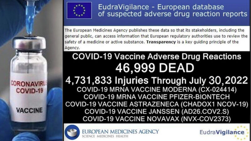 VACCINI COVID: OLOCAUSTO INFINITO! 76.789 Decessi e 6 Milioni di Danneggiati nei Database UE e USA