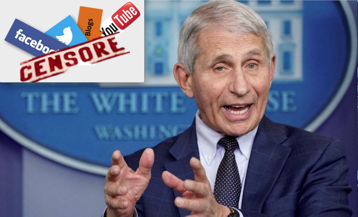 COVID: FAUCI NEI GUAI PER CENSURA SUI SOCIAL MEDIA. Giudice USA gli dà Ultimatum per Esibire Email con Casa Bianca e Big Tech