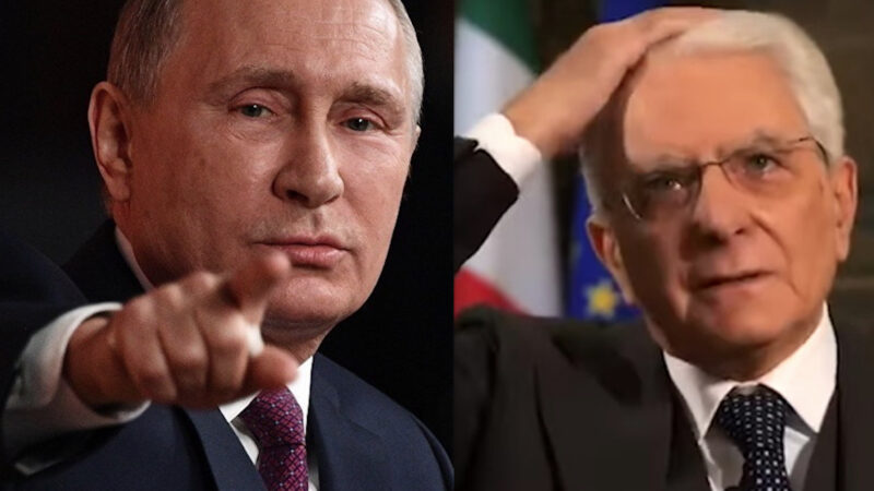 SOLO LA RUSSIA DI PUTIN PUO’ VENDICARE I SOPRUSI POLITICI CONTRO ITALIANI ED EUROPEI. Legittimati dall’Ambasciatore NWO Mattarella