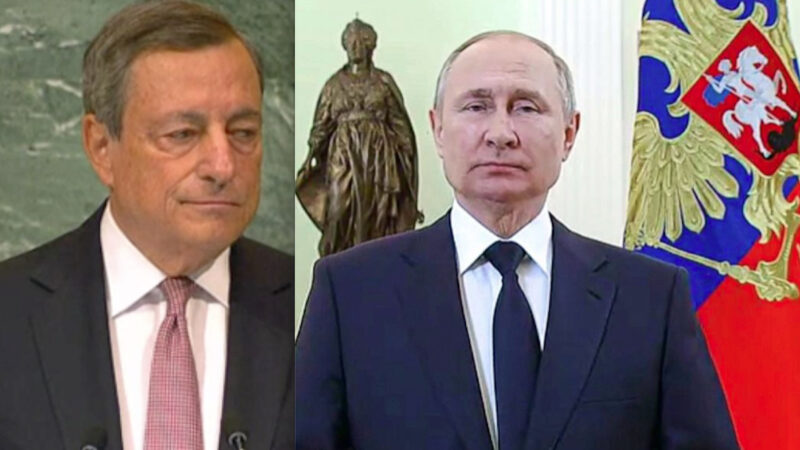 ALL’ONU IL PREMIER “TROMBATO” DRAGHI DIFENDE IL NAZISTA ZELENSKI. Putin si Prepara alla Terza Guerra Mondiale