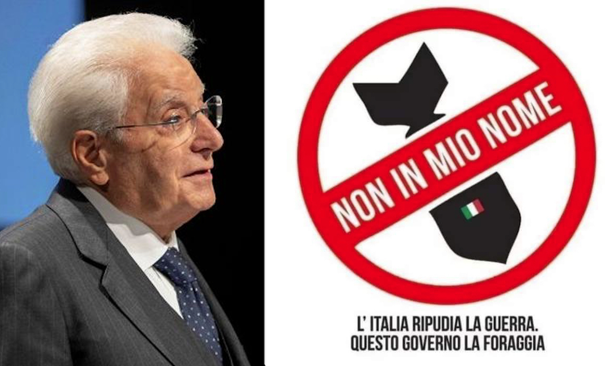 MATTARELLA CONTRO LA “SCIAGURATA GUERRA” ARMATA ANCHE DA LUI. Il Presidente Invoca “Pace” ma Legittima Aiuti Militari Incostituzionali Firmando per le Armi Italiane a Kiev