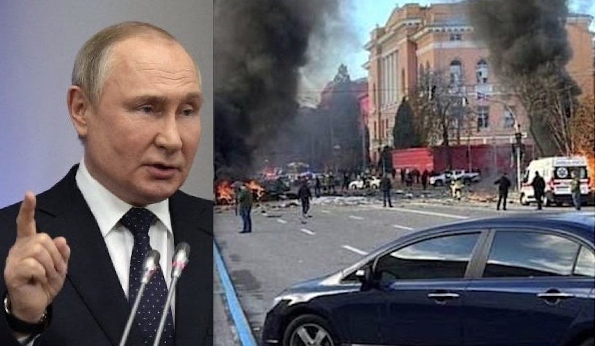 UN ATTENTATO DI TROPPO CONTRO LA PACE. “75 Missili Russi su Kiev”. Putin conferma l’Attacco in risposta all’Esplosione sul Ponte di Kerch. Ecco il Discorso