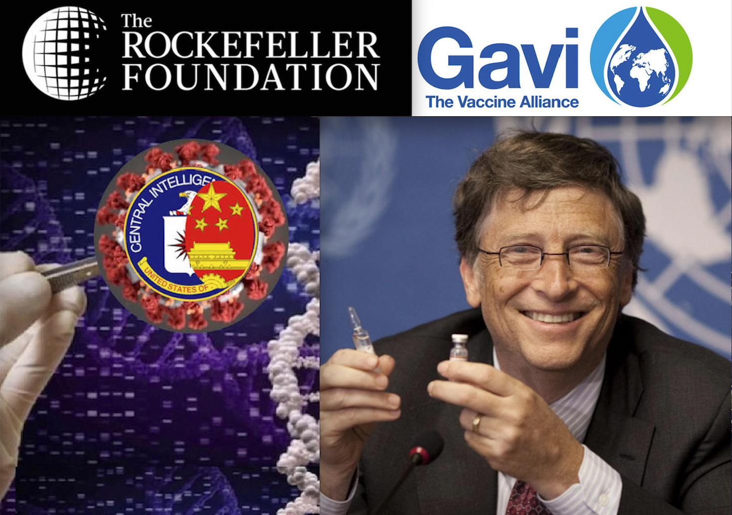 WUHAN-GATES – 62. Vaccini d’Oro & SARS-Cov-2 da Laboratorio: Complotto NWO-Gates-CIA nel Covo dei Rockefeller a Bellagio