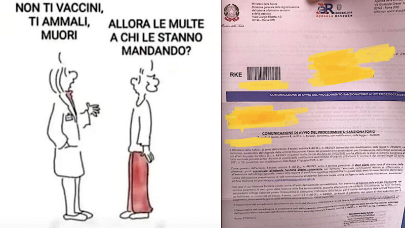 OVER50 NON VACCINATI: COME DIFENDERSI DALLE MULTE. “Prive di Ogni Fondamento Giuridico e Costituzionale” secondo Giuristi e Avvocati