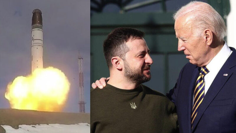 IL CAPO DEL REGIME NEONAZI DI KIEV ARMATO DA BIDEN. Guerre Stellari: Patriot USA contro Missili Russi Sarmat & Zircon