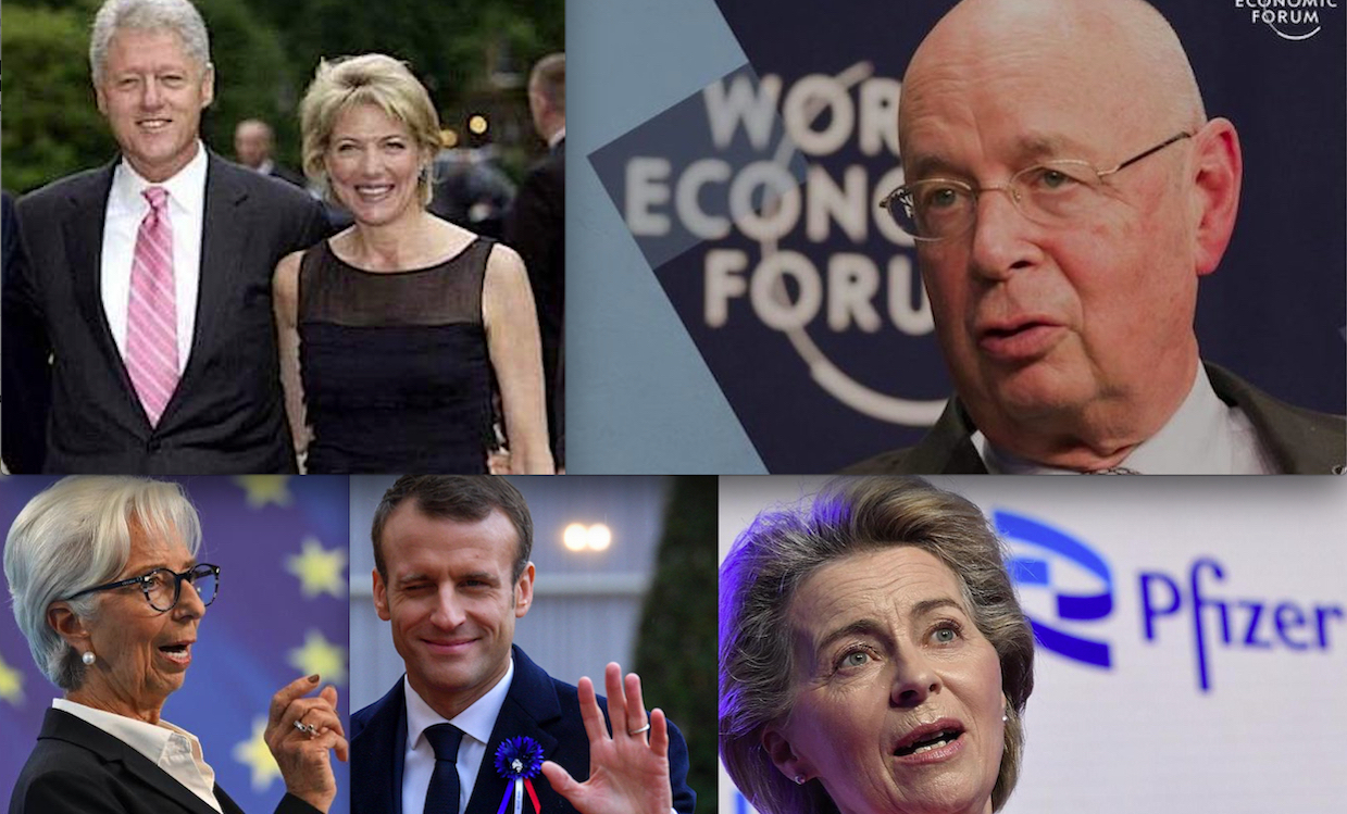 WEF: COVO ROTHSCHILD PRO GREAT RESET. Banchiera Amica dei Clinton & Macron già Manager della Dinastia Arricchitosi con Pfizer