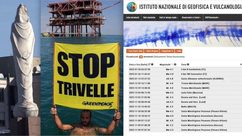 COSTA ADRIATICA IN ATTESA DEL GRANDE TERREMOTO-TSUNAMI. Prosegue lo Sciame Sismico dopo il Riavvio delle Trivelle in Mare