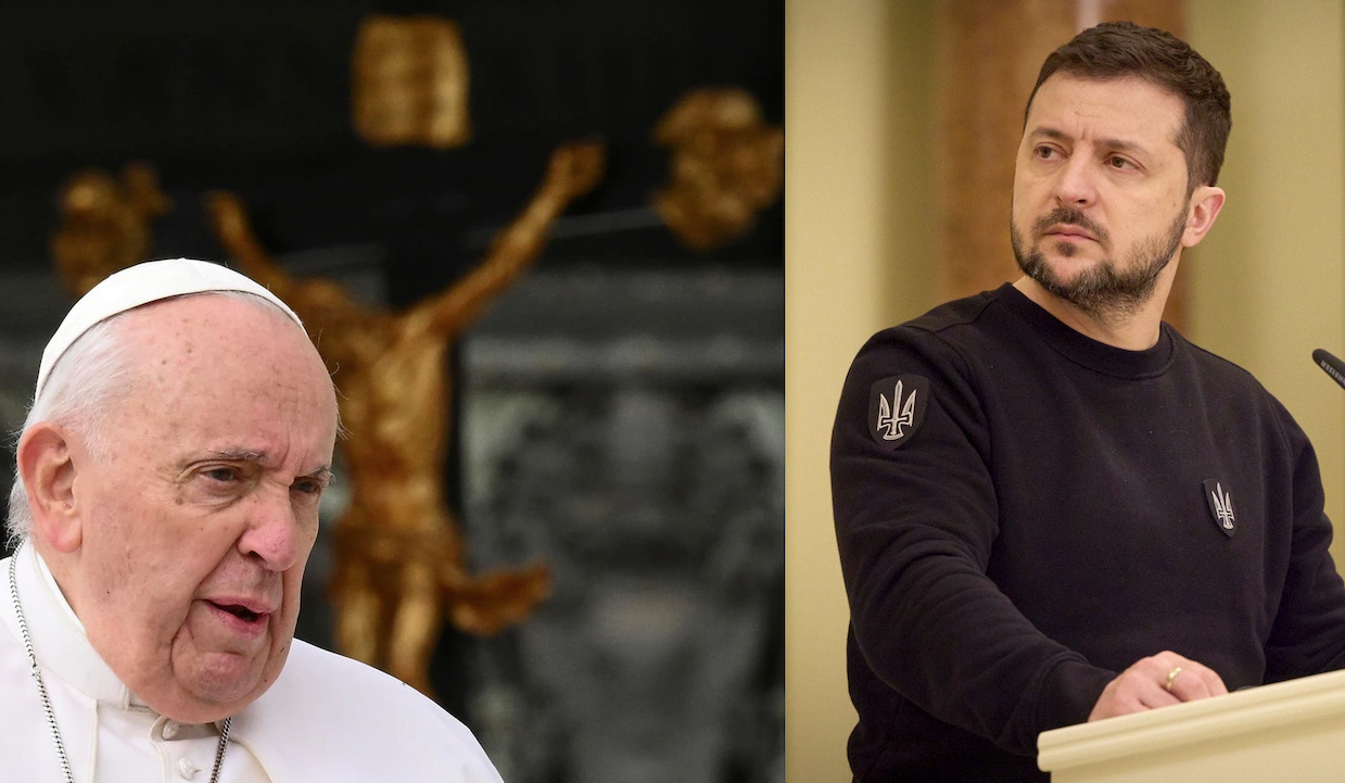 IL PAPA INTERVIENE IN DIFESA DEI RELIGIOSI ORTODOSSI DI KIEV. Dopo l’Espulsione dal Monastero decisa da Zelensky