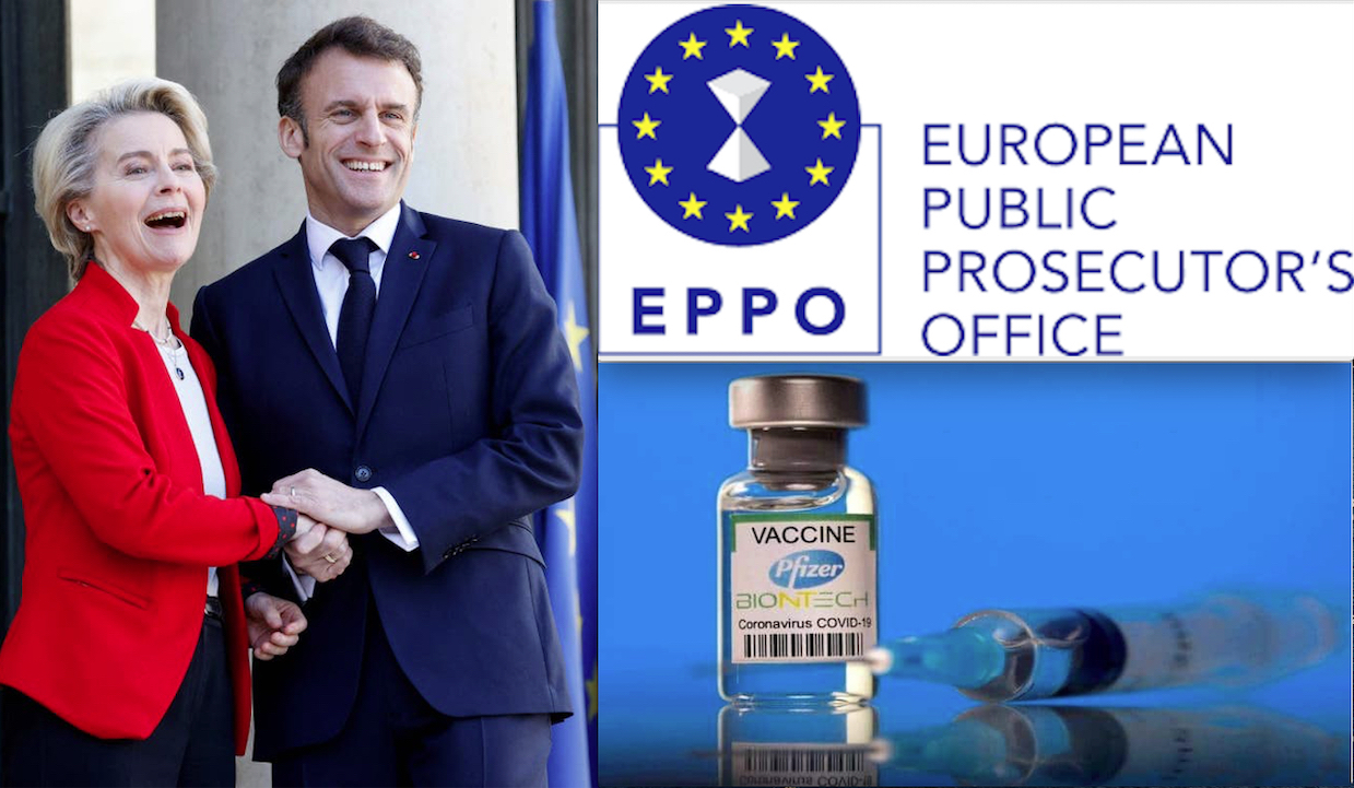 PFIZER-GATES UE IN PANNE, PRESIDE ANTIMAFIA IN MANETTE. Così Opera la Procura Europea dei PM Scelti da Von Der Leyen e Macron: due Amici della Big Pharma