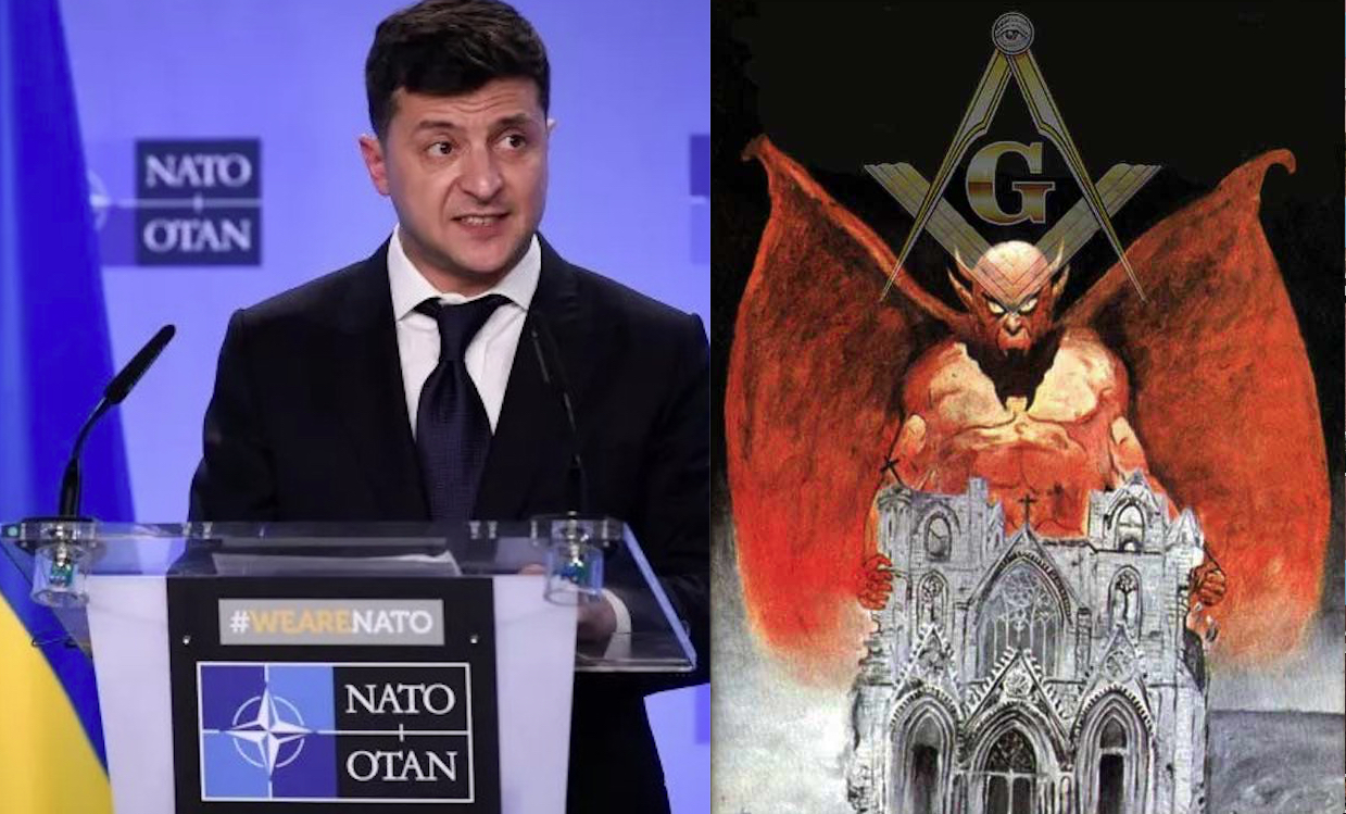 ZELENSKY, SERVO DELLA NATO E DI SATANA! Arrestato Vescovo Ortodosso di Kiev per Pasqua. Altro Attentato Esplosivo in Russia dopo quello a Dugina