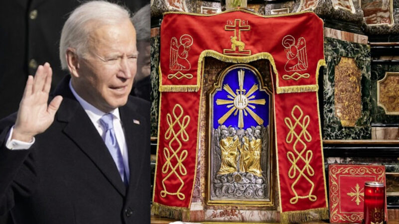 CRISTIANI PERSEGUITATI NEGLI USA DI BIDEN. Intimato a Ospedale Cattolico di Spegnere la Candela del Santissimo per non Perdere i Fondi  Pubblici