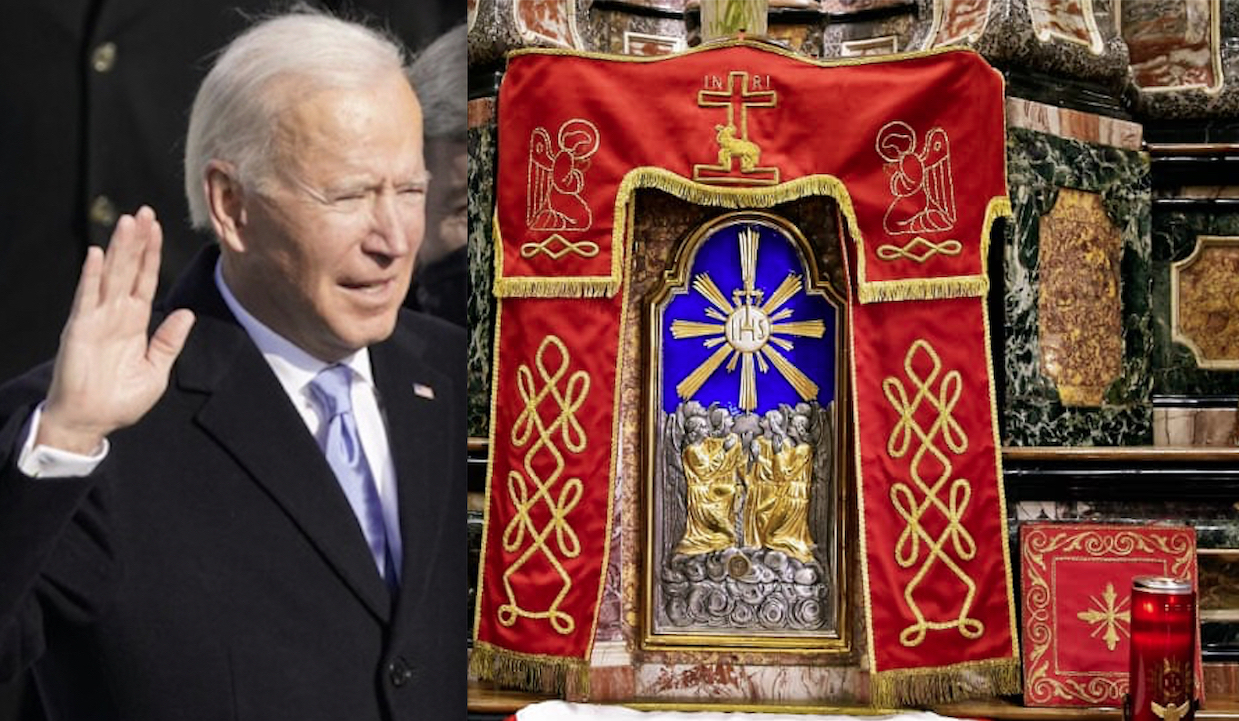 CRISTIANI PERSEGUITATI NEGLI USA DI BIDEN. Intimato a Ospedale Cattolico di Spegnere la Candela del Santissimo per non Perdere i Fondi  Pubblici