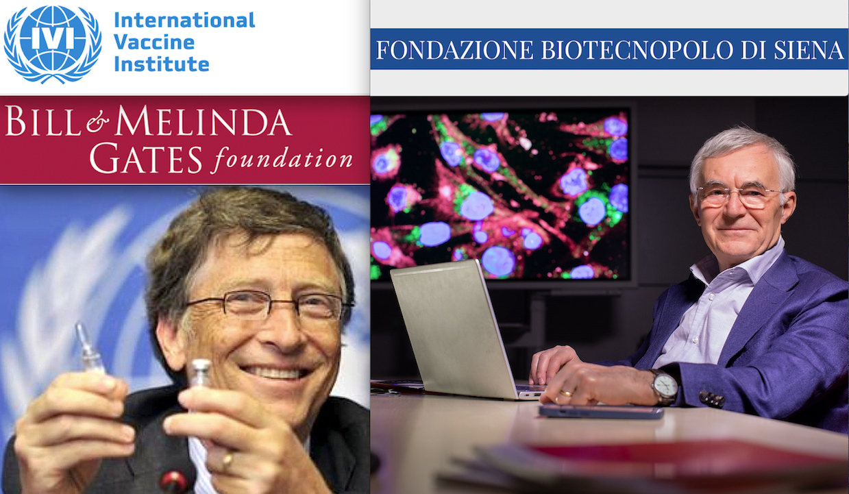 SIENA-GATES – 2. Milioni UE al Direttore del Biotecnopolo per Studi su Virus Pericolosi come a Wuhan. Premiato da ONG Coreana Finanziata da Gates, GSK e Pfizer