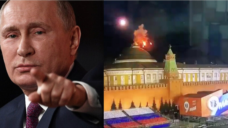 Video – ESPLOSIONI A KIEV DOPO ATTACCHI DRONI AL CREMLINO. Mosca “Sventato Attentato dell’Ucraina a Putin. Zelensky va Eliminato”