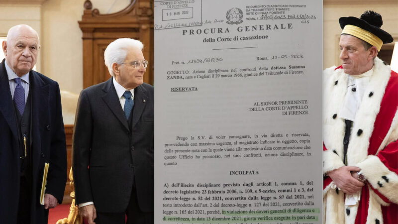 DENUNCIO’ LE MORTI DOPO VACCINI COVID: GIUDICE ZANDA NEL MIRINO. Nordio Istiga Azione Disciplinare al PG voluto da Mattarella