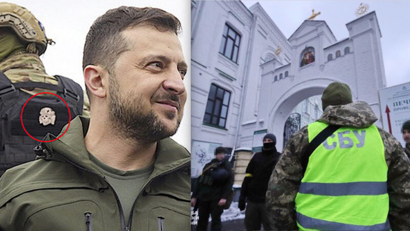 GUERRA RELIGIOSA DEL SATA-NAZISTA ZELENSKY. 200 Monaci Ortodossi Perseguitati e ora Cacciati entro 3 giorni dal Monastero di Kiev