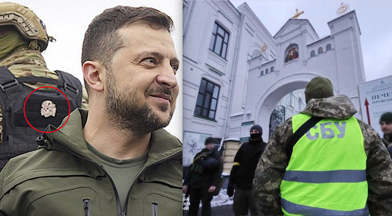 GUERRA RELIGIOSA DEL SATA-NAZISTA ZELENSKY. 200 Monaci Ortodossi Perseguitati e ora Cacciati entro 3 giorni dal Monastero di Kiev