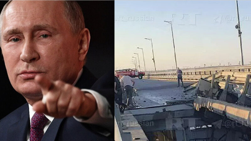 FURIA DI PUTIN DOPO L’ATTACCO TERRORISTICO UCRAINO AL PONTE DI CRIMEA. Usati Droni Navali UK Remus. Uccisa Coppia di Educatori, resa Orfana la Figlia (video)