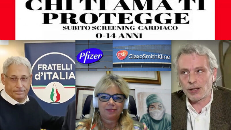 BIMBI, VACCINI COVID & MIOCARDITI: Ambiguo Progetto FDI con Frajese. Pediatra Pagata da Big Pharma relatrice a “Chi ti Ama Ti Protegge”