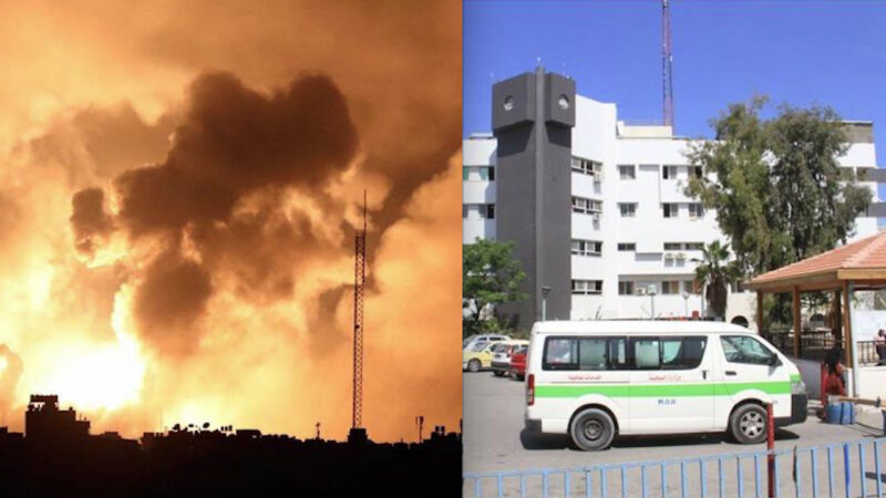 OSPEDALE CON 40MILA PALESTINESI NEL MIRINO DEI NAZI-SIONISTI! Inferno di Fuoco Israeliano a Gaza in Risposta alla Tregua richiesta dall’ONU