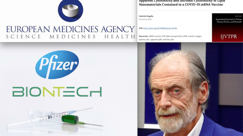 “EMA CONOSCEVA LA TOSSICITA’ DEL VACCINO COVID PFIZER-BIONTECH”. Nuovo Studio Esplosivo del Chimico Segalla sulle Nanoparticelle Pericolose dei Sieri mRNA