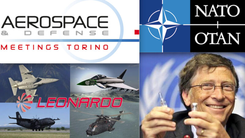 LOBBY ARMI – 14. BUSINESS SULLE GUERRE IN PIEMONTE . Festa e Fiera di Aerospazio & Difesa a Torino: Città dell’AI di Gates e dei Progetto Militari NATO