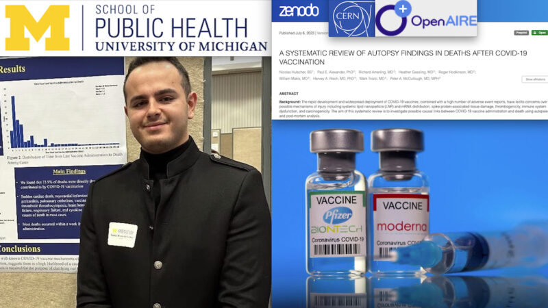 Scoop Esplosivo! AUTOPSIE SU 326 VACCINATI MORTI: 3 SU 4 UCCISI DA INIEZIONI COVID. Ricerca dell’Università di Michigan ripubblicata da Lancet