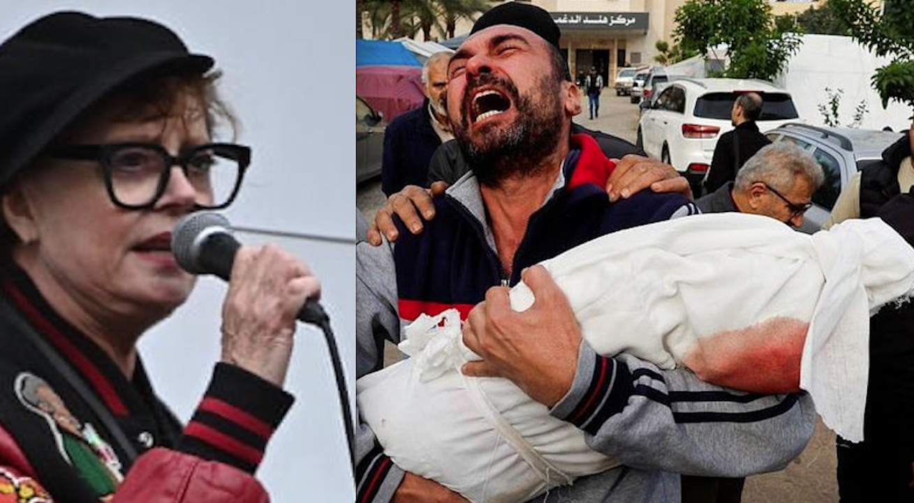 CENSURA DA “PROTOCOLLO COVID” SUL GENOCIDIO DI GAZA. Il Caso Sarandon rivela un “Lockdown PsicoSociale” a difesa del Massacro Sionista