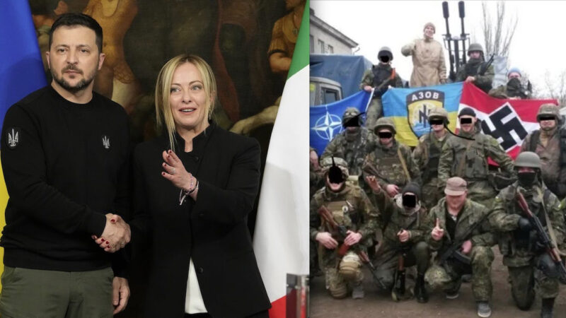ITALIA, GERMANIA E USA CONTRO LA CONDANNA ONU DEL NAZISMO. Per Proteggere i Fans Ucraini delle SS del Battaglione Azov di Zelensky