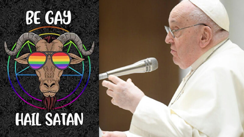 LA PAPPAGORGIA MORALE DI BERGOGLIO. Da Fazio difende le Benedizioni alle Coppie GAY. Mentre Vatican News lo Schernisce sui Peccati di Gola