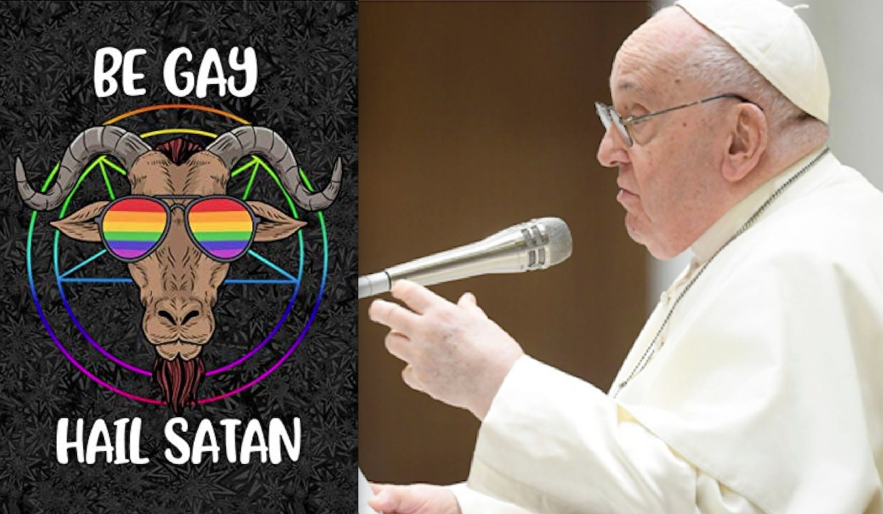 LA PAPPAGORGIA MORALE DI BERGOGLIO. Da Fazio difende le Benedizioni alle Coppie GAY. Mentre Vatican News lo Schernisce sui Peccati di Gola