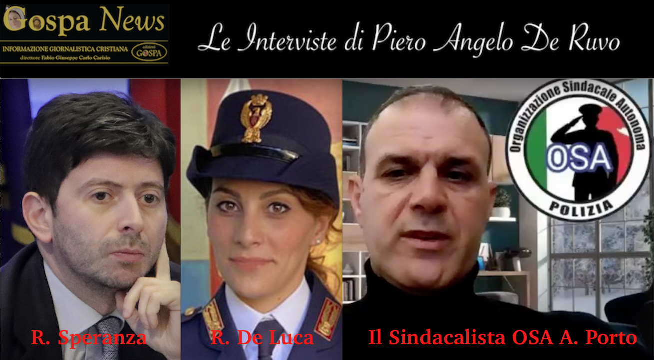 “GIUSTIZIA PER RAFFAELLA E GLI ALTRI POLIZIOTTI MORTI DOPO I VACCINI”. Intervista-Video col Sindacalista OSA Porto. Manifestazione e Petizione per l’Inchiesta su Speranza per Omicidio