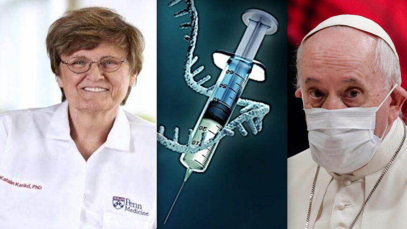 LA “MAGA” DEI VACCINI KILLER mRNA NELL’ACCADEMIA PONTIFICIA PER LA VITA. Papa Francesco premia l’Inventrice della Molecola Diabolica