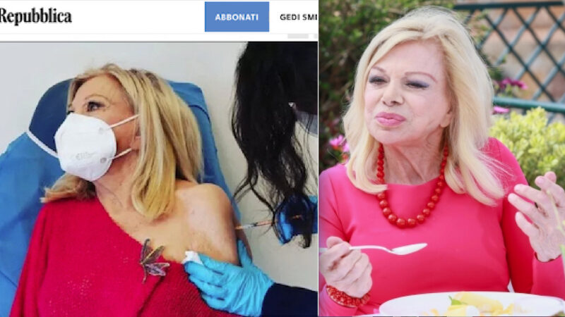 LA “MUSA DEI VACCINI” SANDRA MILO STRONCATA DA TURBO CANCRO. Dopo Mihailovic, Berlusconi, Purgatori e altri VIP Testimonial dei LETALI Sieri Genici mRNA