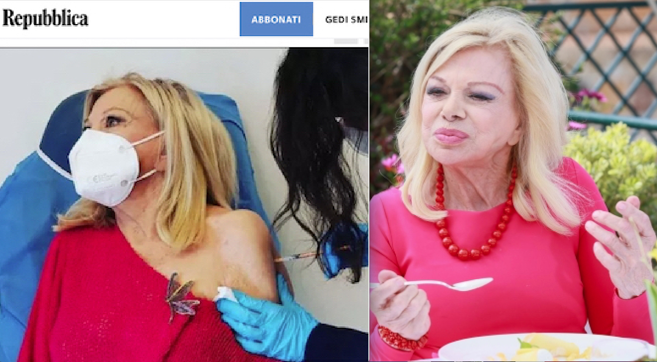 LA “MUSA DEI VACCINI” SANDRA MILO STRONCATA DA TURBO CANCRO. Dopo Mihailovic, Berlusconi e altri VIP Testimonial dei LETALI Sieri Genici mRNA