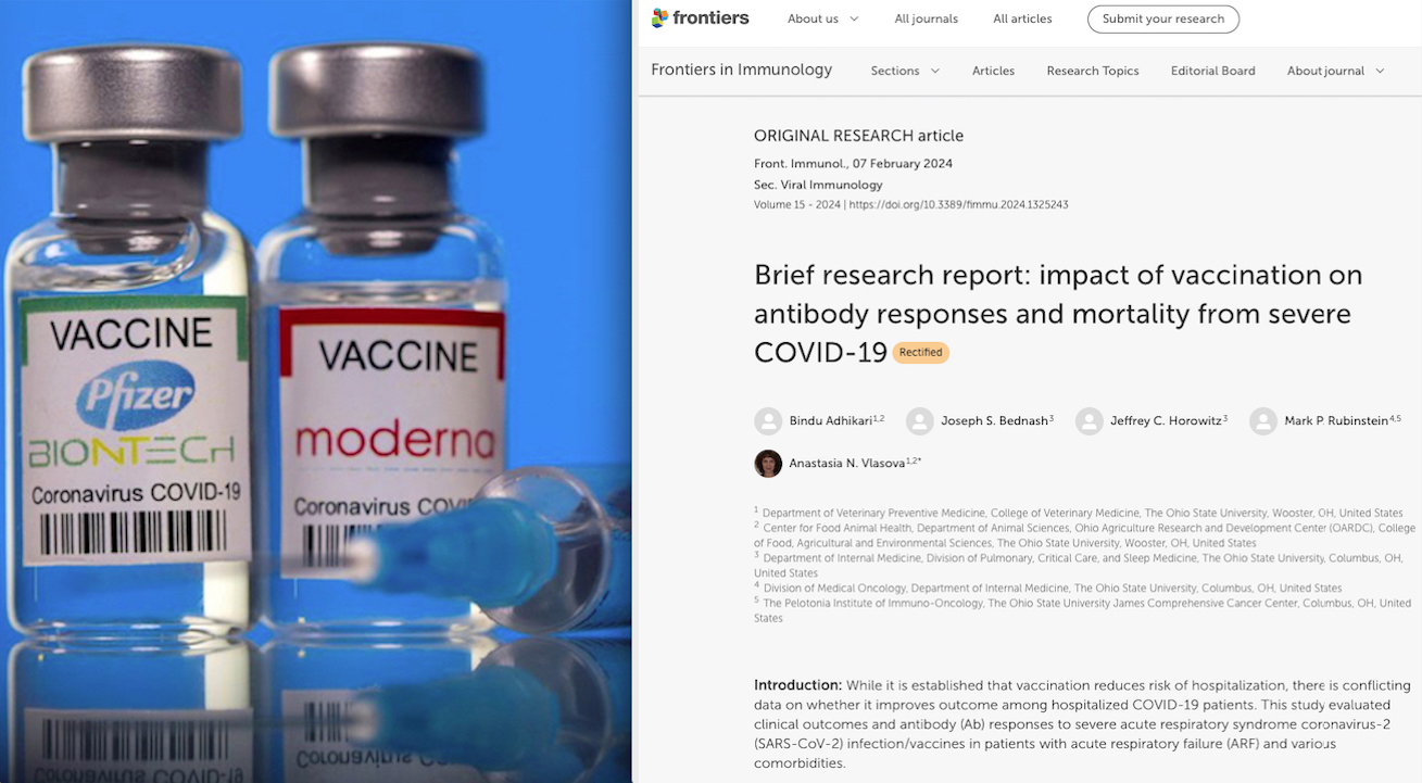 ALTO RISCHIO DI COVID MORTALE PER I VACCINATI. Studio Immunologico Shock: “Gli Anticorpi da Sieri mRNA non Creano Protezione”