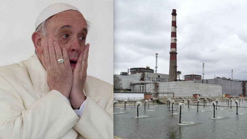 CANNONATE CONTRO LA CENTRALE NUCLEARE! Zelensky risponde così all’Appello del Papa per la Bandiera Bianca in Ucraina