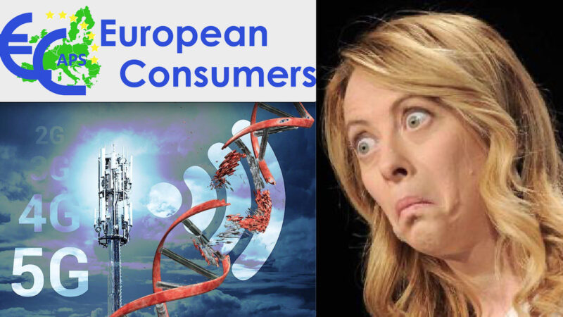 “GOVERNO MELONI FAVORISCE ELETTROSMOG”. Inchiesta di European Consumers sui Pericoli dell’Aumento delle Frequenze 5G