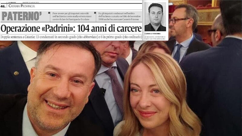 CONDANNATO PER MAFIA NELLO STAFF DI CANDIDATO MELONI. In Corsa UE 7 Politici sotto Processo per Gravi Reati. Ma l’Antimafia non può Escluderli!