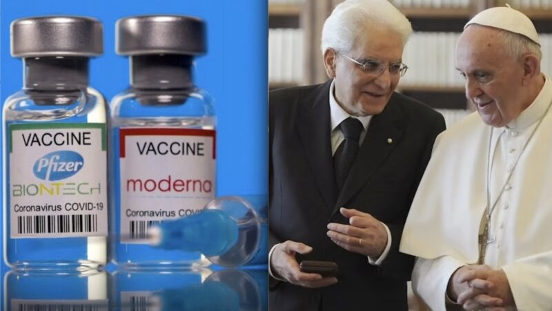 L’IPOCRITA DEMOCRAZIA FONDATA SUI VACCINI. Parlamentari Bipartisan contro Stop Obblighi ai Minori, avviati da Tangenti Big Pharma. Imposti col Covid da Mattarella e Papa