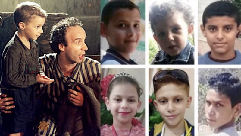 GIORNATA DELLA MEMORIA… CORTA! Dalla Menzogna di Benigni su Auschwitz agli Orrori Sepolti a Gaza dai NaziSionisti: 69 Bimbi Palestinesi STERMINATI 2 anni prima dell’Attacco di Hamas