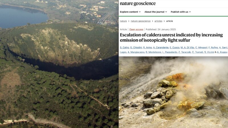 “CAMPI FLEGREI: SUPERVULCANO A RISCHIO ERUZIONE”. Allarmante Studio su Nature Geoscience sull’Agitazione della Caldera
